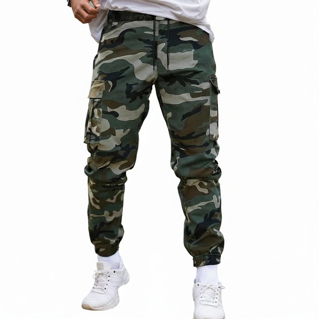 Camouflage work pants