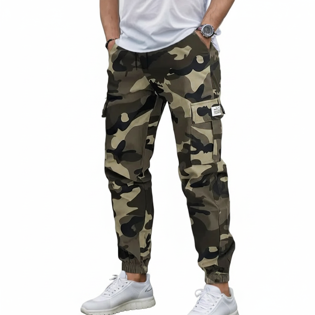 Camouflage work pants